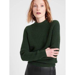 Banana Republic Aire Waffle-Knit Sweater NWT Size M